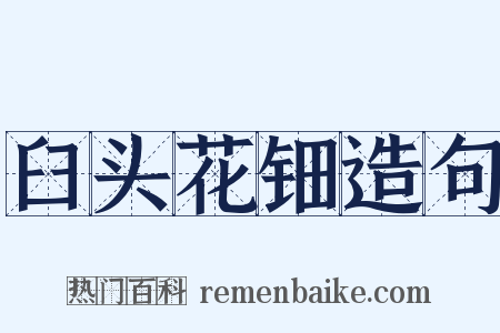 臼头花钿造句是什么意思的图片